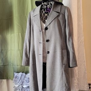 Evan Picone suit trench jacket.